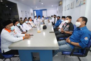 Direktur Jawa Pos Radar Malang, Kurniawan Muhammad di kantor Radar Malang.